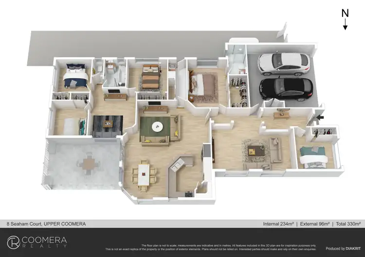 Floorplan of Homely house listing, 8 Seaham Court, Upper Coomera QLD 4209