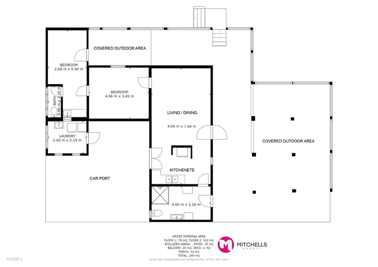 Floorplan of Homely house listing, 43 Sandrabarbara Drive, Booral QLD 4655
