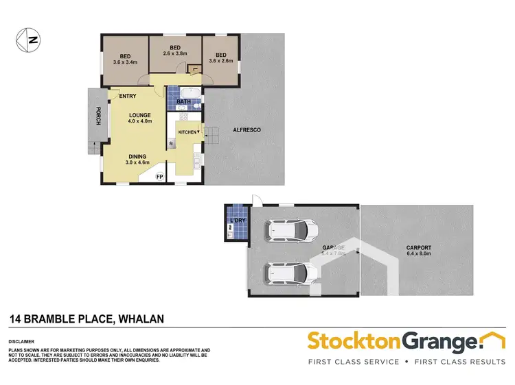 Floorplan of Homely house listing, 14 Bramble Pl, Whalan NSW 2770