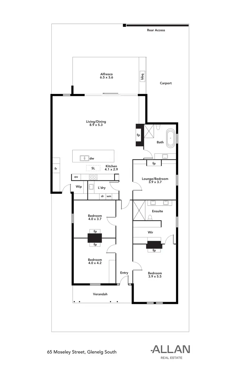 Floorplan of Homely house listing, 65 Moseley Street, Glenelg South SA 5045