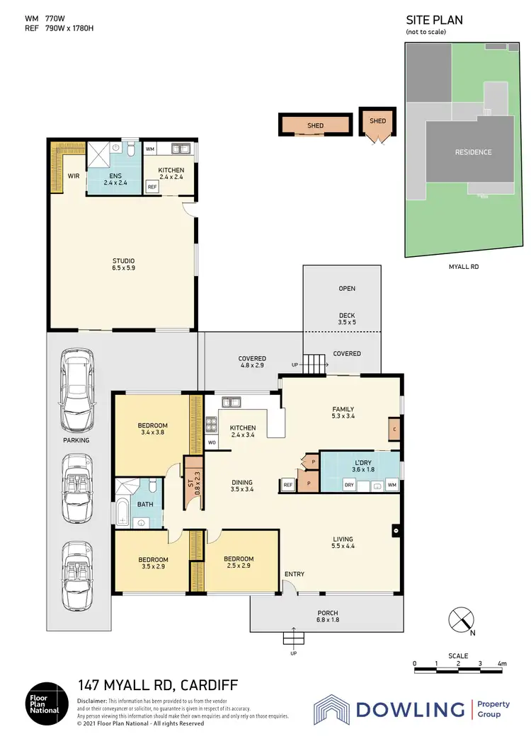 Floorplan of Homely house listing, 147 Myall Road, Cardiff NSW 2285