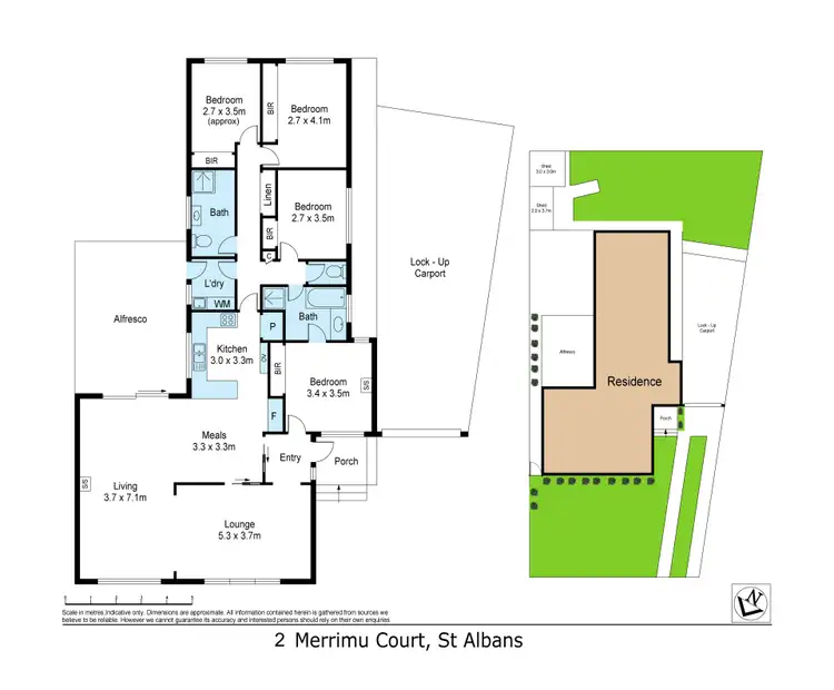 Floorplan of Homely house listing, 2 Merrimu Court, St Albans VIC 3021