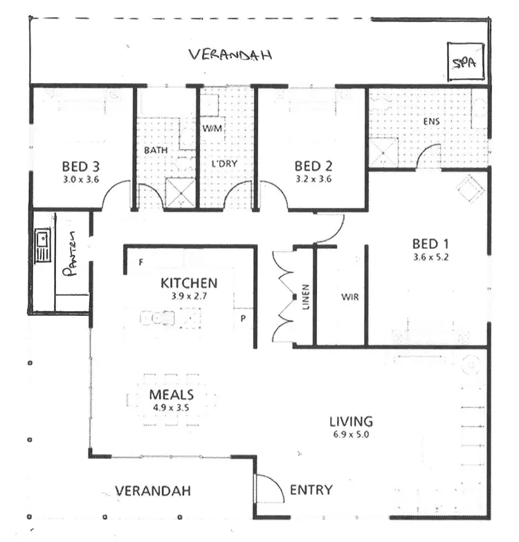 Floorplan of Homely house listing, 11 Raymond Road, Murray Bridge SA 5253