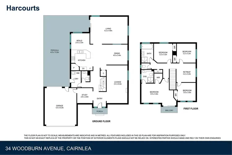 Floorplan of Homely house listing, 34 Woodburn Avenue, Cairnlea VIC 3023