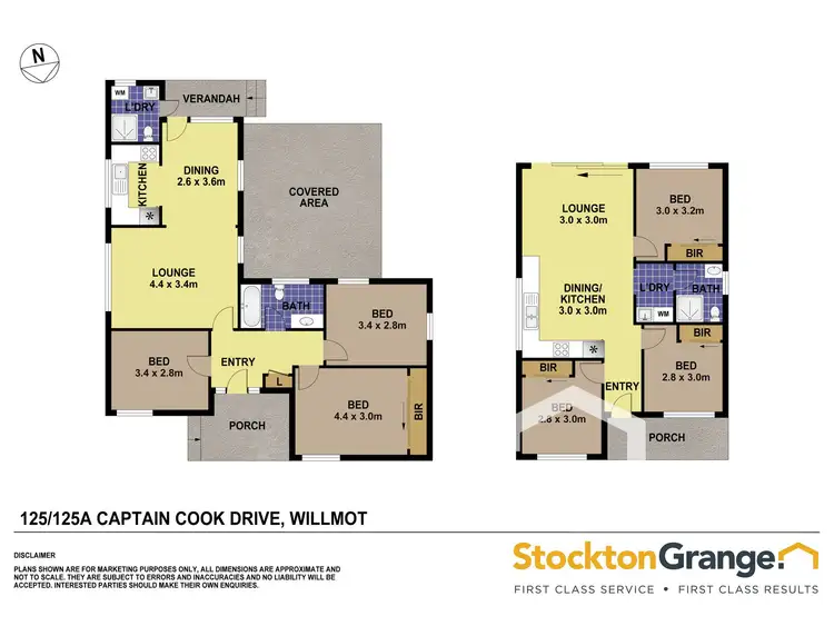 Floorplan of Homely house listing, 125 & 125A Captain Cook Dr, Willmot NSW 2770