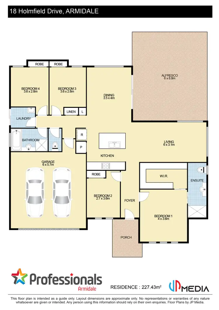 Floorplan of Homely house listing, 18 Holmfield Drive, Armidale NSW 2350