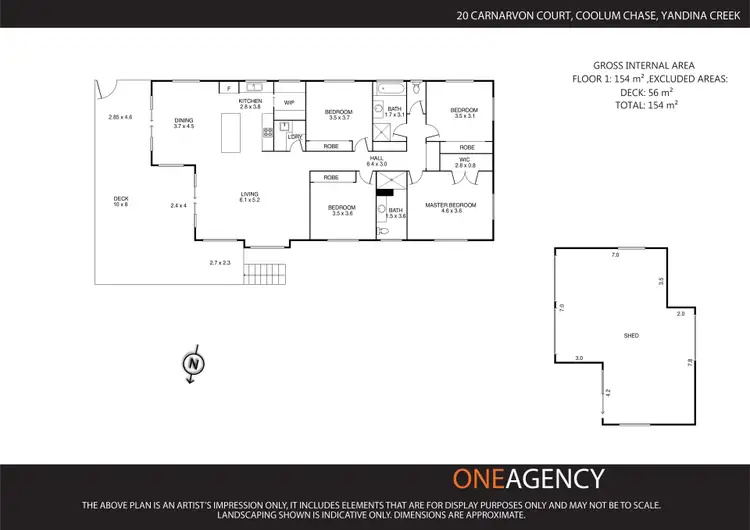 Floorplan of Homely rural property listing, 20 Carnarvon Court, Coolum Chase, Yandina Creek QLD 4561