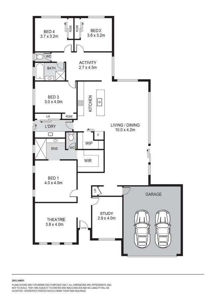 Floorplan of Homely house listing, 18 Figtree Avenue, Lake Coogee WA 6166