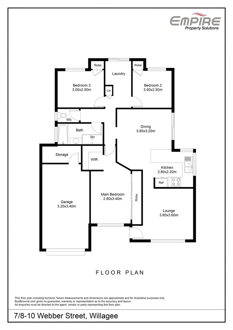 Floorplan of Homely villa listing, 7/8-10 Webber Street, Willagee WA 6156