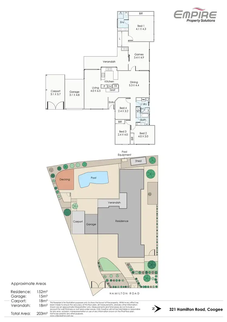 Floorplan of Homely house listing, 321 Hamilton Road, Coogee WA 6166