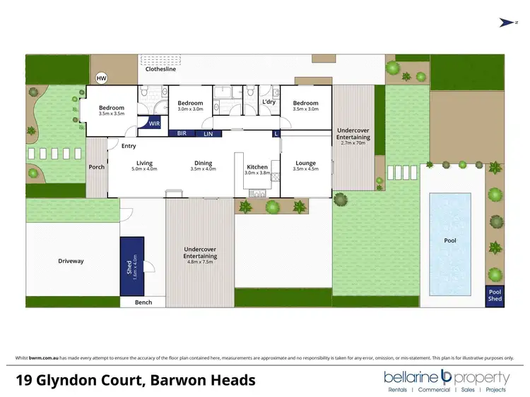 Floorplan of Homely house listing, 19 Glyndon Court, Barwon Heads VIC 3227