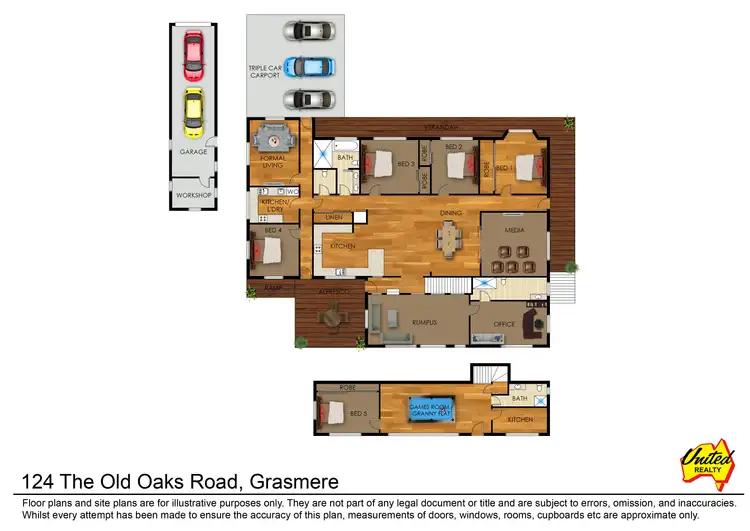 Floorplan of Homely house listing, 124 The Old Oaks Road, Grasmere NSW 2570