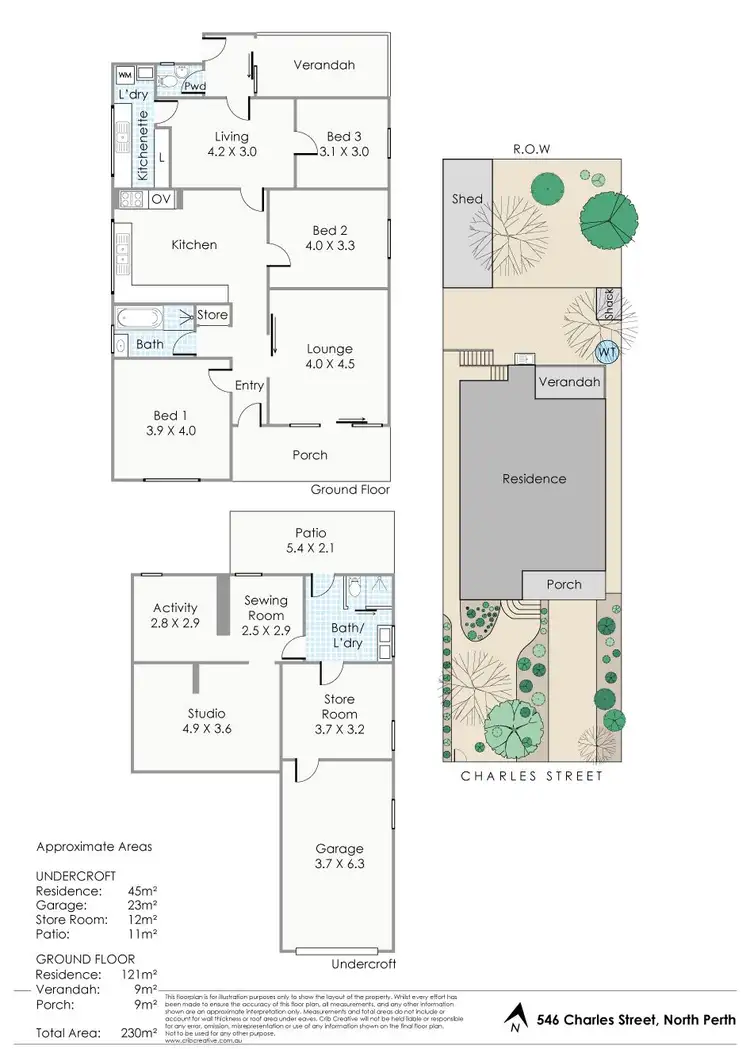 Floorplan of Homely house listing, 546 Charles Street, North Perth WA 6006
