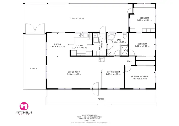 Floorplan of Homely house listing, 133 Pulgul Street, Urangan QLD 4655