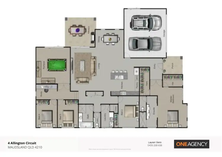 Floorplan of Homely house listing, 4 Allington Circuit, Maudsland QLD 4210
