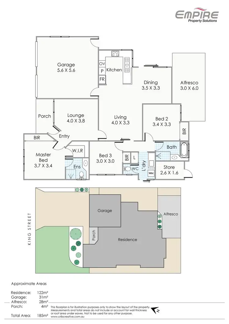 Floorplan of Homely house listing, 45 King Street, Coogee WA 6166