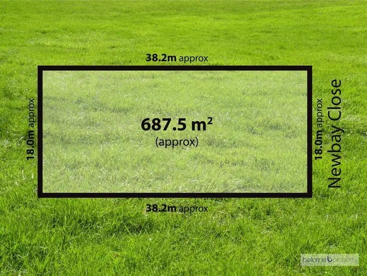 Floorplan of Homely land listing, 44 Newbay Close, Barwon Heads VIC 3227