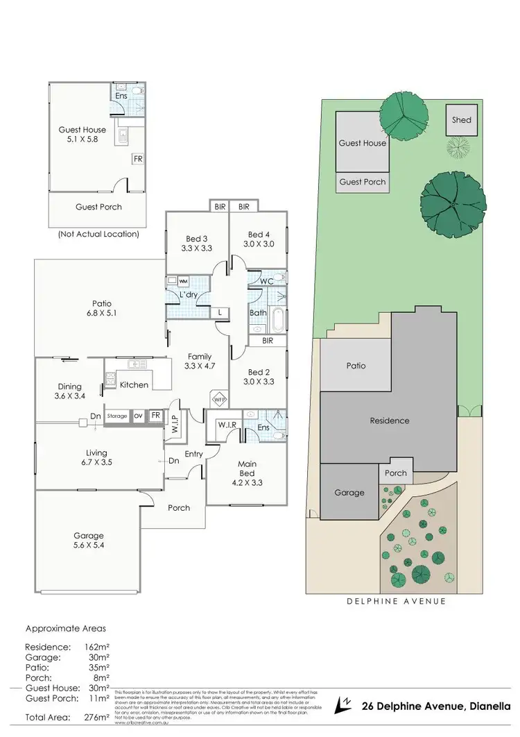 Floorplan of Homely house listing, 26 Delphine Avenue, Dianella WA 6059