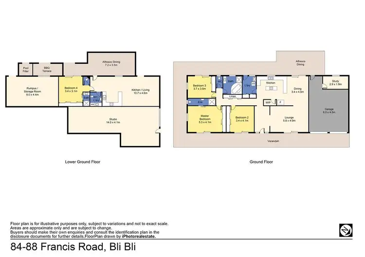 Floorplan of Homely rural property listing, 84-88 Francis Road, Bli Bli QLD 4560