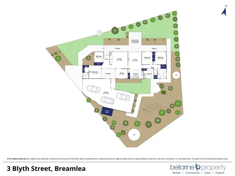 Floorplan of Homely house listing, 3 Blyth Street, Breamlea VIC 3227