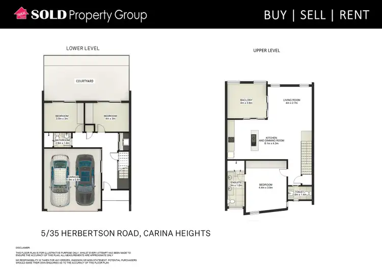Floorplan of Homely townhouse listing, 5/35 Herbertson Road, Carina Heights QLD 4152