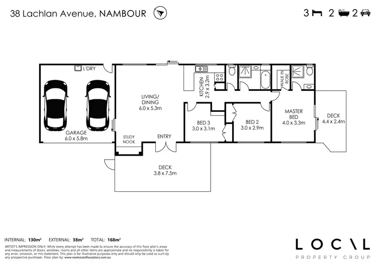 Floorplan of Homely house listing, 38 Lachlan Avenue, Nambour QLD 4560