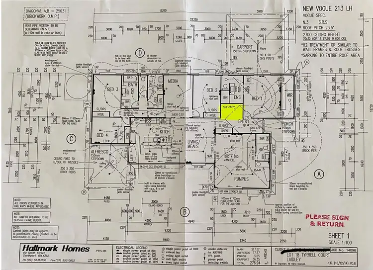 Floorplan of Homely house listing, 10 Tyrrell Court, Laidley QLD 4341