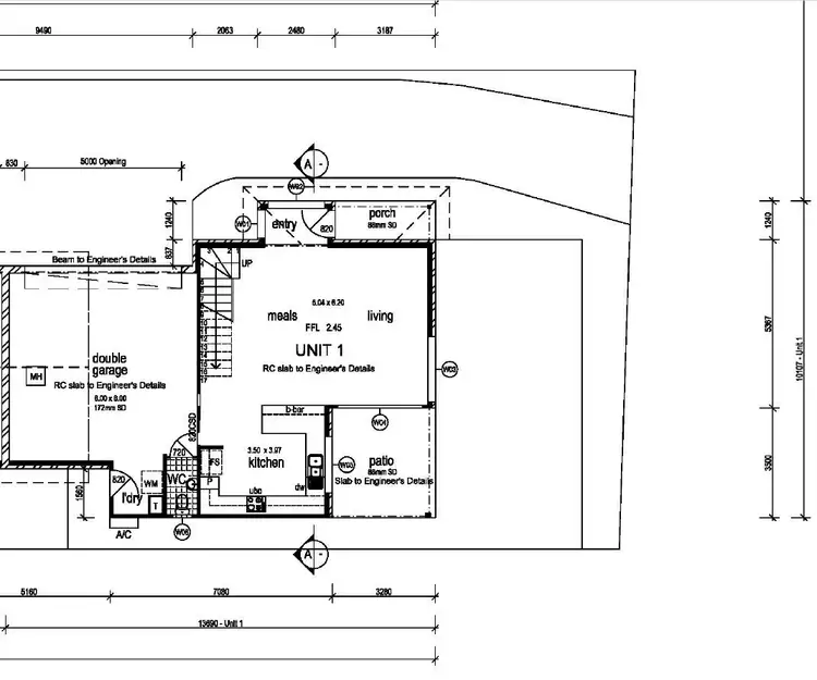 Floorplan of Homely townhouse listing, 1/1 Telopea Street, Booker Bay NSW 2257