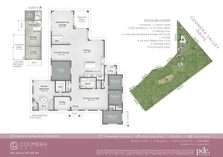 Floorplan of Homely rural property listing, 121 Coomera Valley Drive, Guanaba QLD 4210