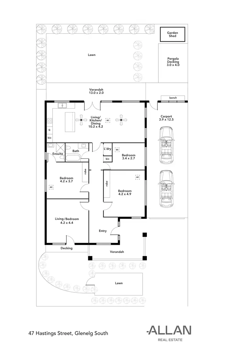 Floorplan of Homely house listing, 47 Hastings Street, Glenelg South SA 5045