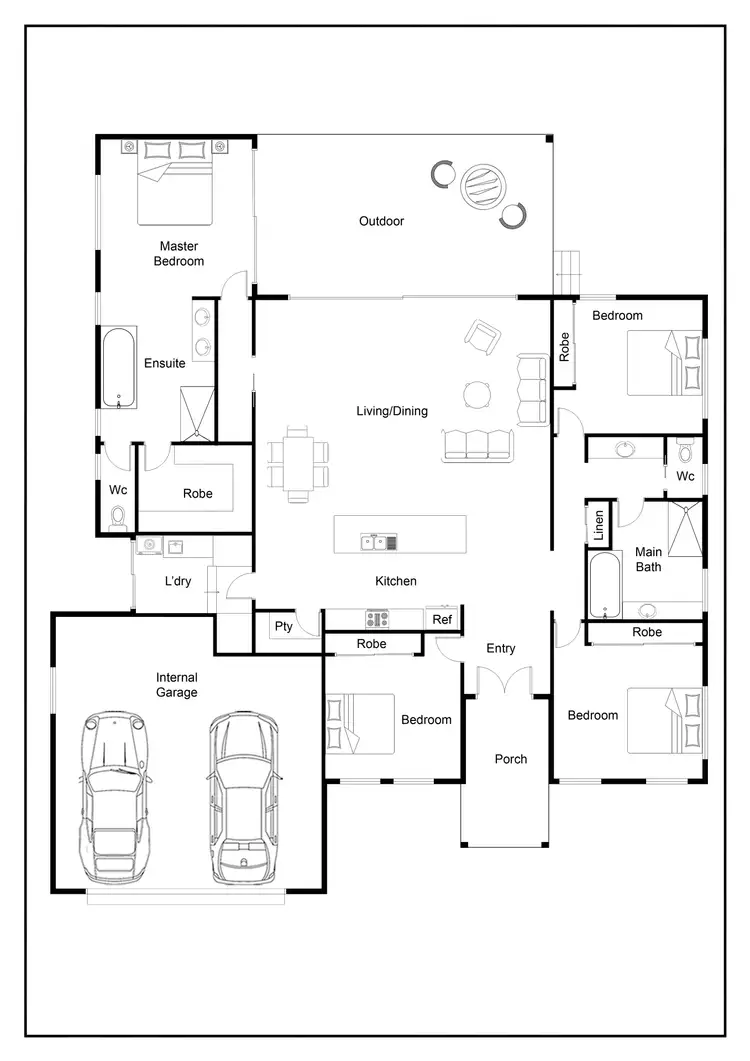 Floorplan of Homely house listing, 5 Deering Place, Innes Park QLD 4670