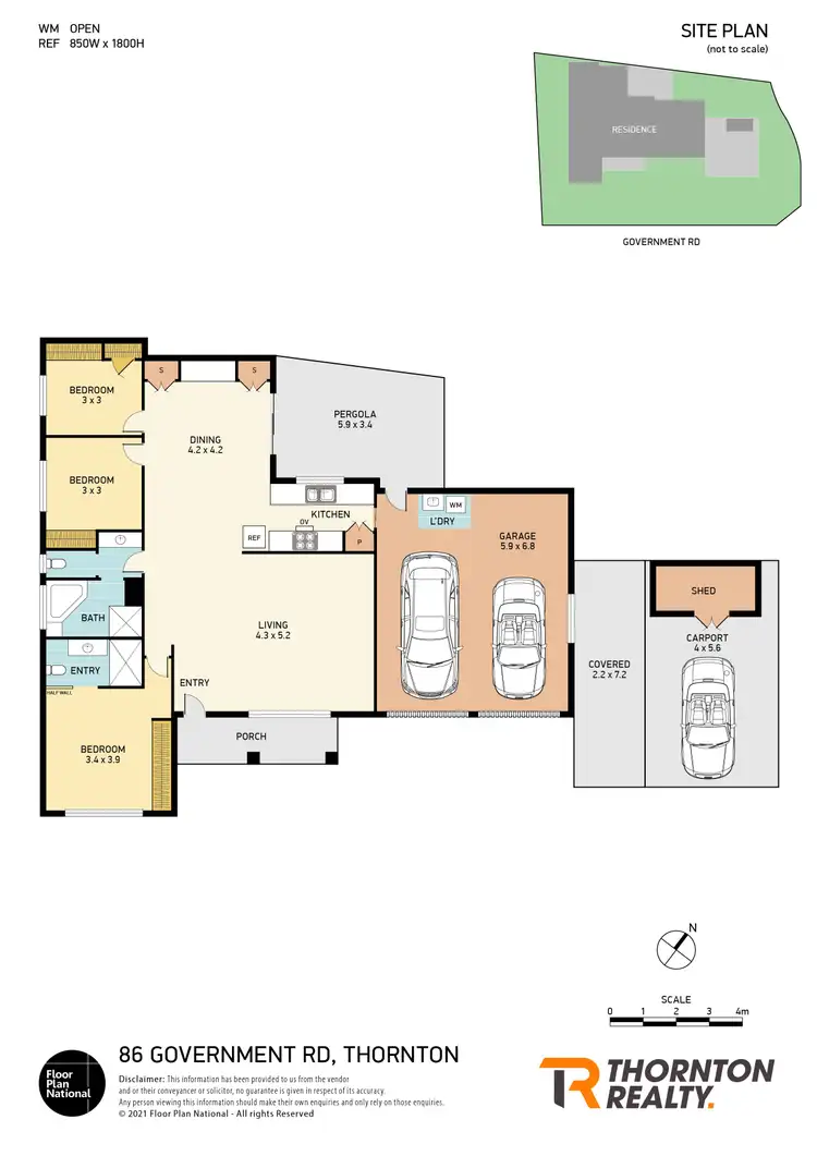 Floorplan of Homely house listing, 86 Government Road, Thornton NSW 2322