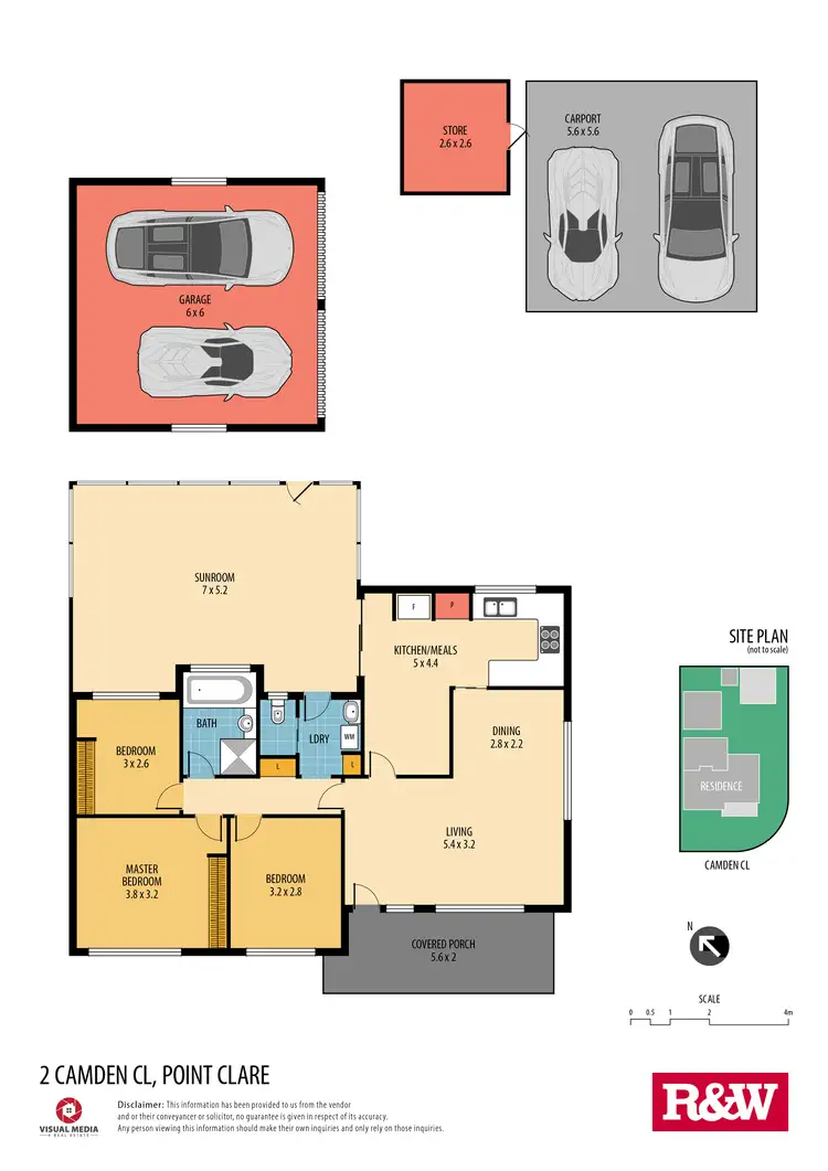 Floorplan of Homely house listing, 2 Camden Close, Point Clare NSW 2250