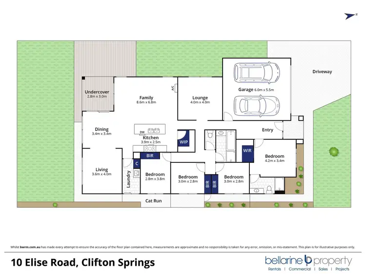 Floorplan of Homely house listing, 10 Elise Road, Clifton Springs VIC 3222