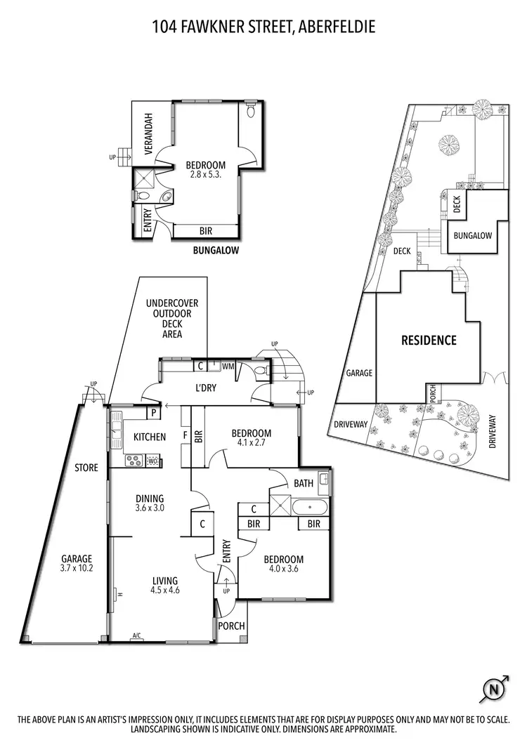 Floorplan of Homely house listing, 104 Fawkner Street, Aberfeldie VIC 3040