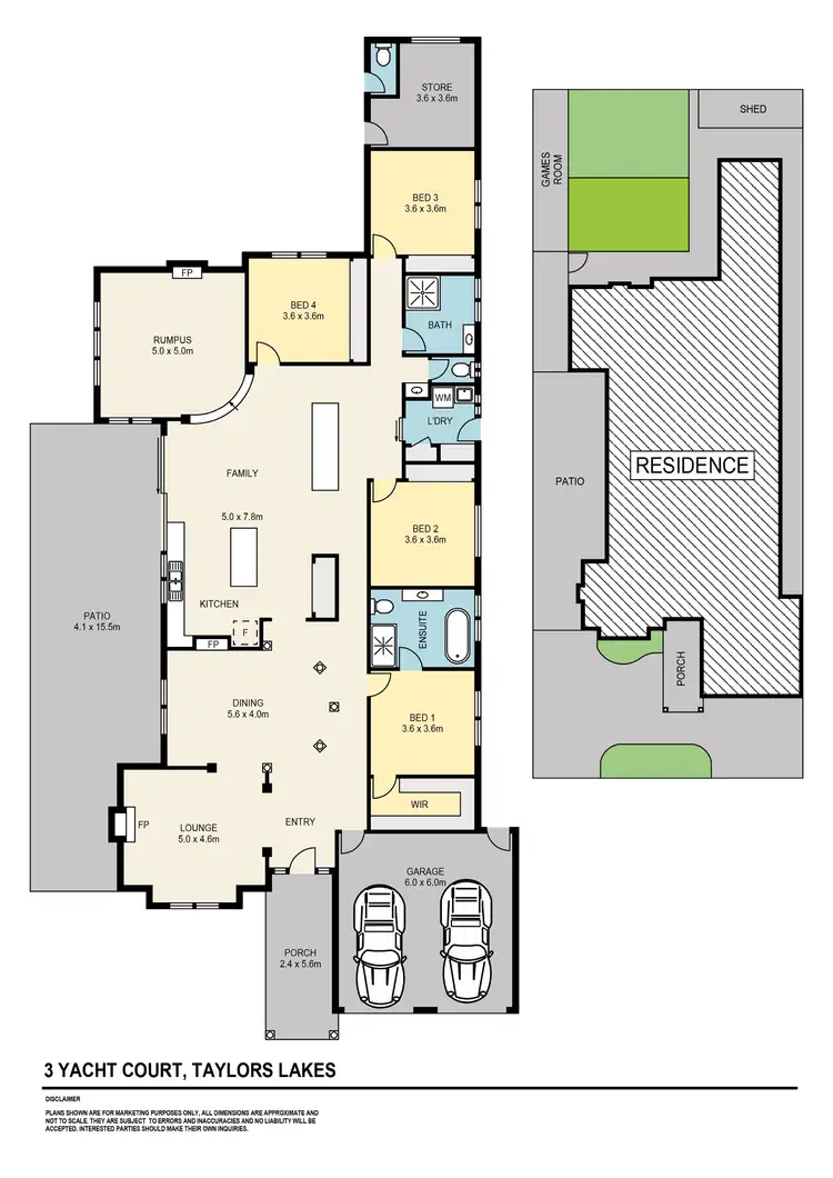 Floorplan of Homely house listing, 3 Yacht Court, Taylors Lakes VIC 3038