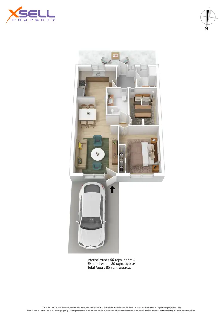 Floorplan of Homely unit listing, 9/12-16 Pibroch Avenue, Windsor Gardens SA 5087