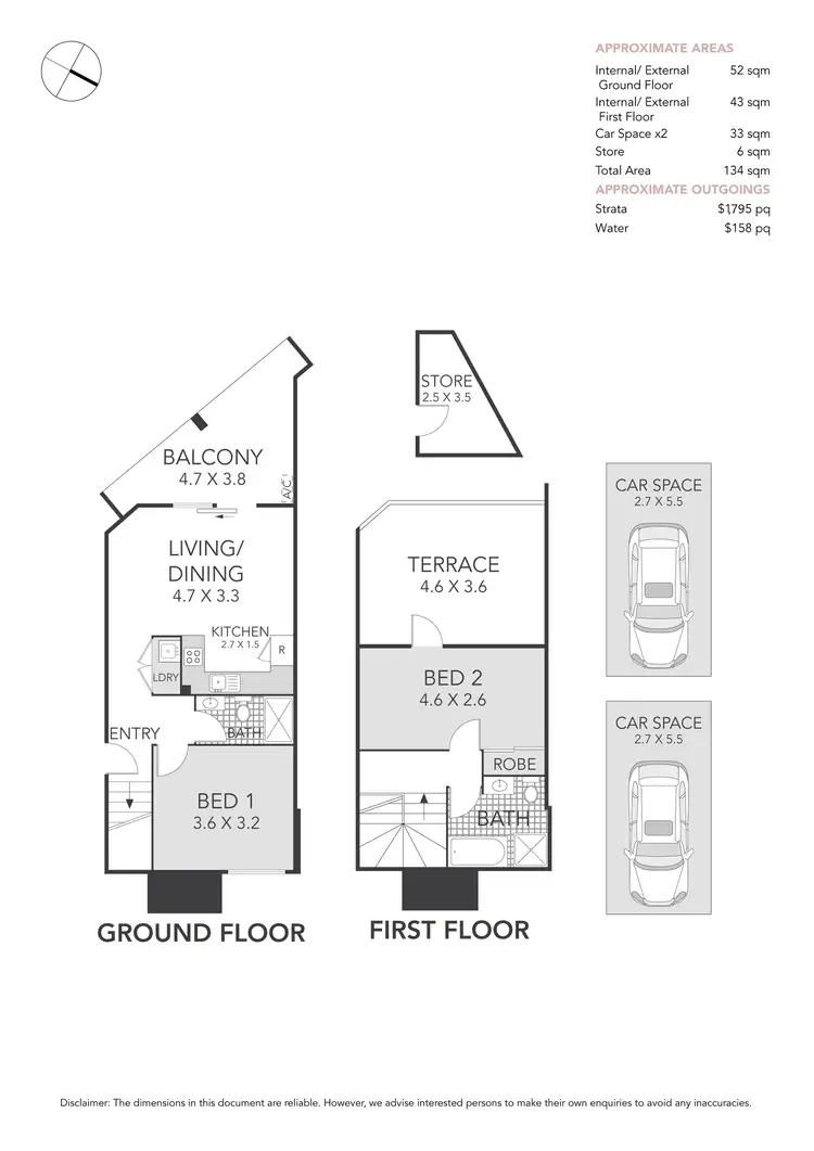 Floorplan of Homely apartment listing, 16/185 First Avenue, Five Dock NSW 2046