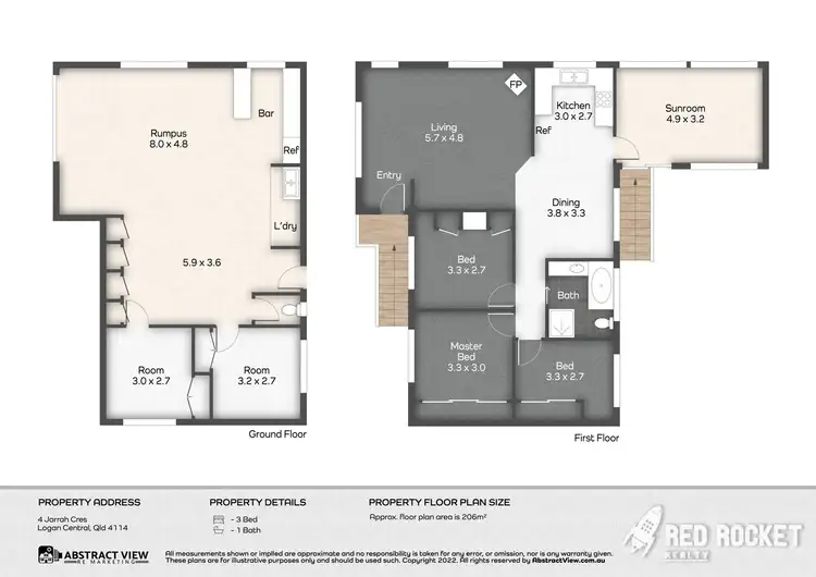 Floorplan of Homely house listing, 4 Jarrah Crescent, Logan Central QLD 4114
