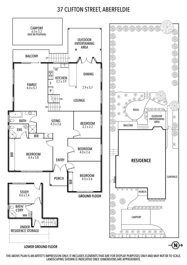 Floorplan of Homely house listing, 37 Clifton Street, Aberfeldie VIC 3040