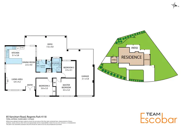 Floorplan of Homely house listing, 85 Vansittart Road, Regents Park QLD 4118