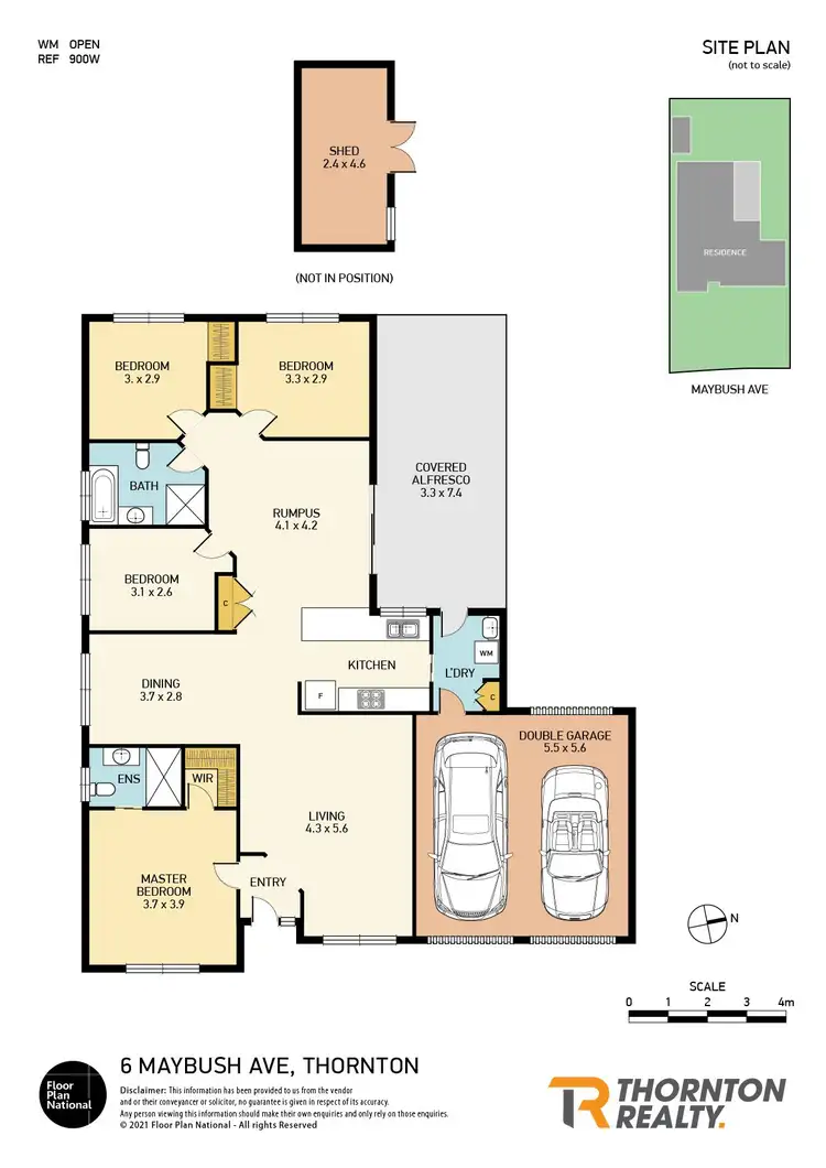 Floorplan of Homely house listing, 6 Maybush Avenue, Thornton NSW 2322