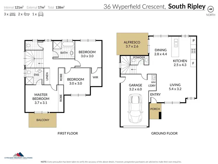 Floorplan of Homely house listing, 36 - 38 Wyperfeld Crescent, South Ripley QLD 4306