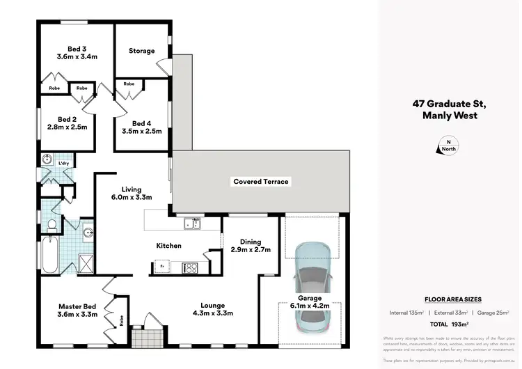 Floorplan of Homely house listing, 47 Graduate Street, Manly West QLD 4179