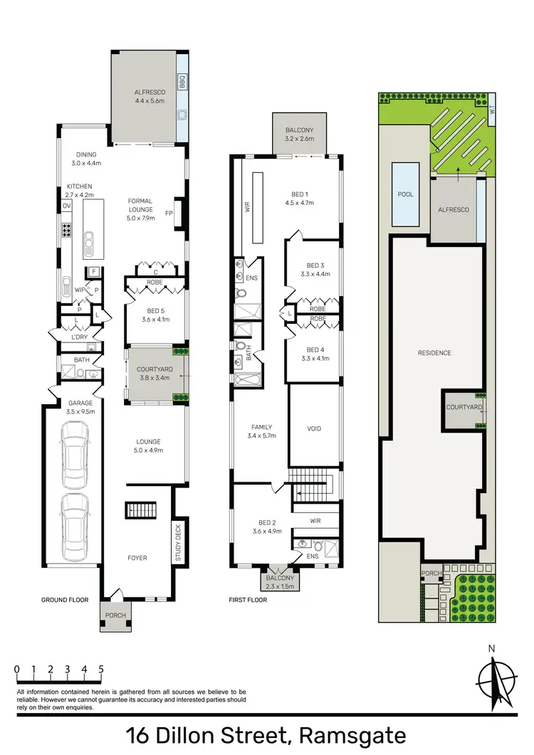 Floorplan of Homely house listing, 16 Dillon Street, Ramsgate NSW 2217