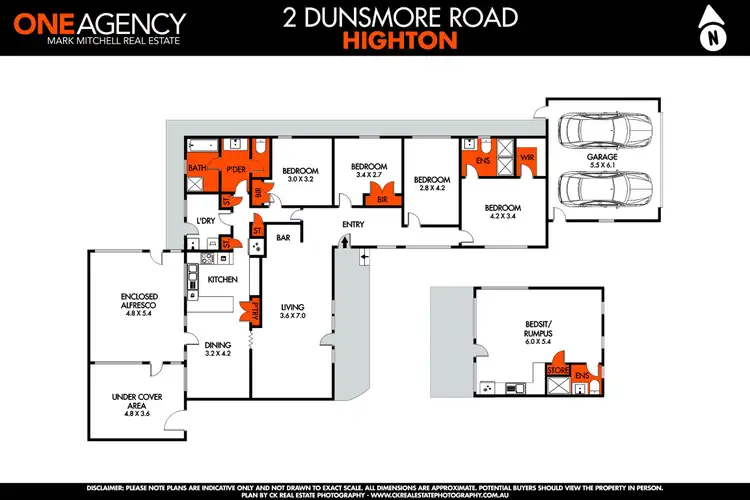 Floorplan of Homely house listing, 2 Dunsmore Road, Highton VIC 3216