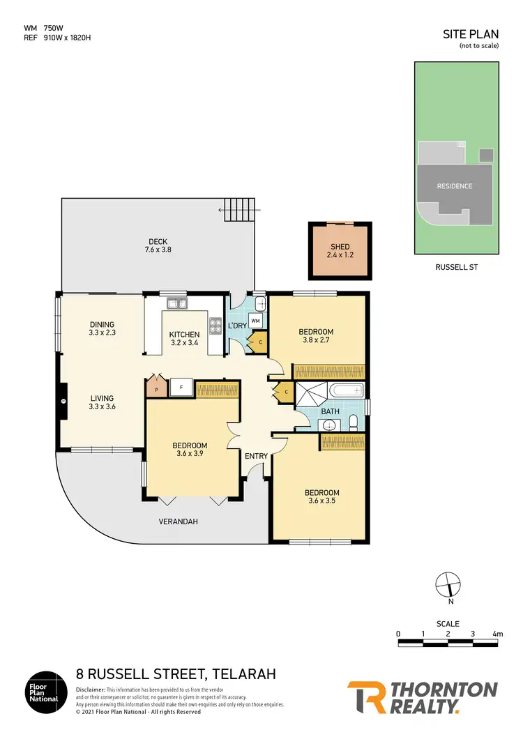 Floorplan of Homely house listing, 8 Russell Street, Telarah NSW 2320