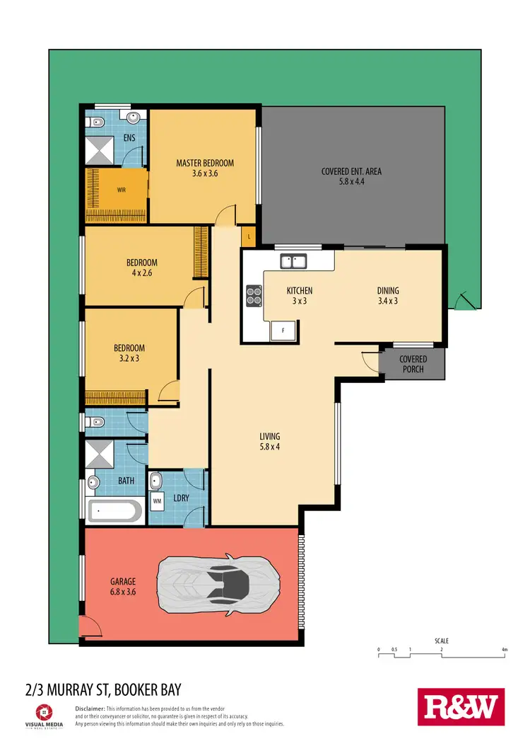 Floorplan of Homely villa listing, 2/3 Murray Street, Booker Bay NSW 2257