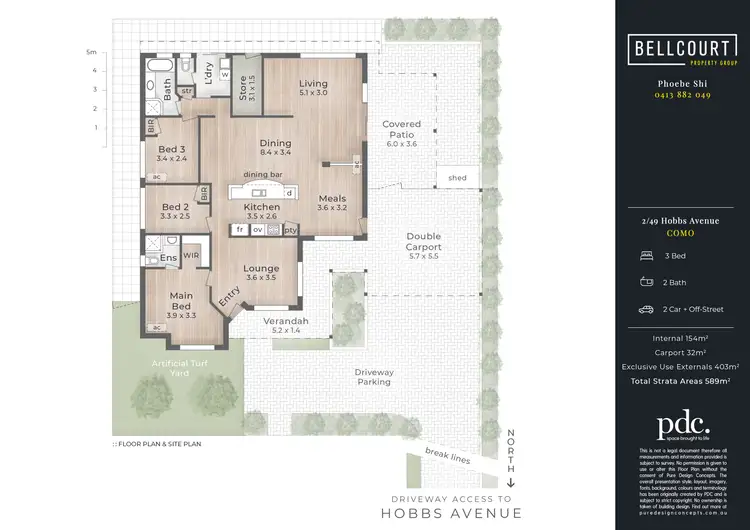 Floorplan of Homely house listing, 2/49 Hobbs Avenue, Como WA 6152