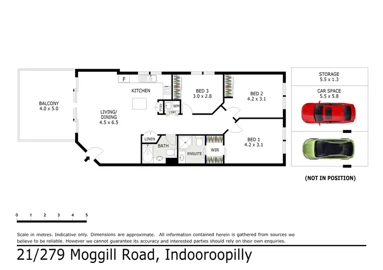 Floorplan of Homely apartment listing, 21/279 Moggill Road, Indooroopilly QLD 4068